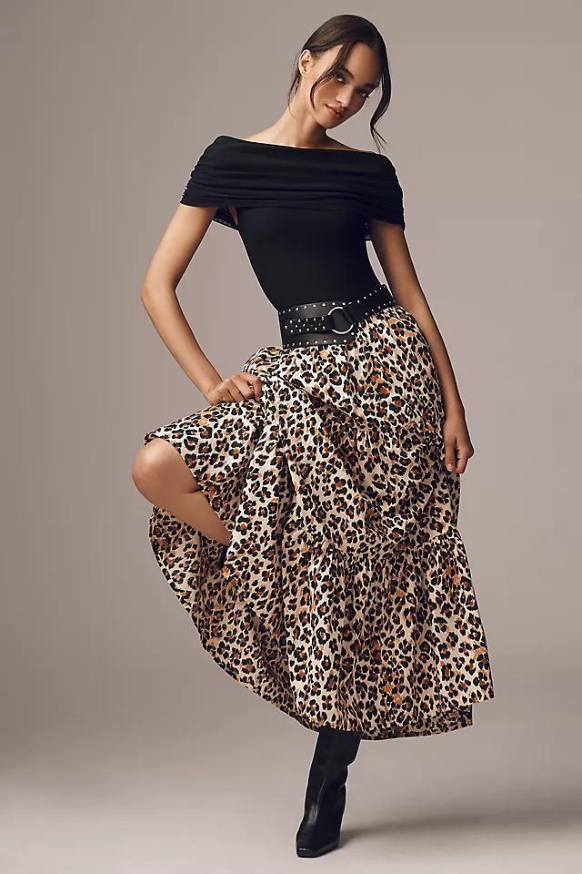 Mille Paola Ruffle Maxi Skirt product image