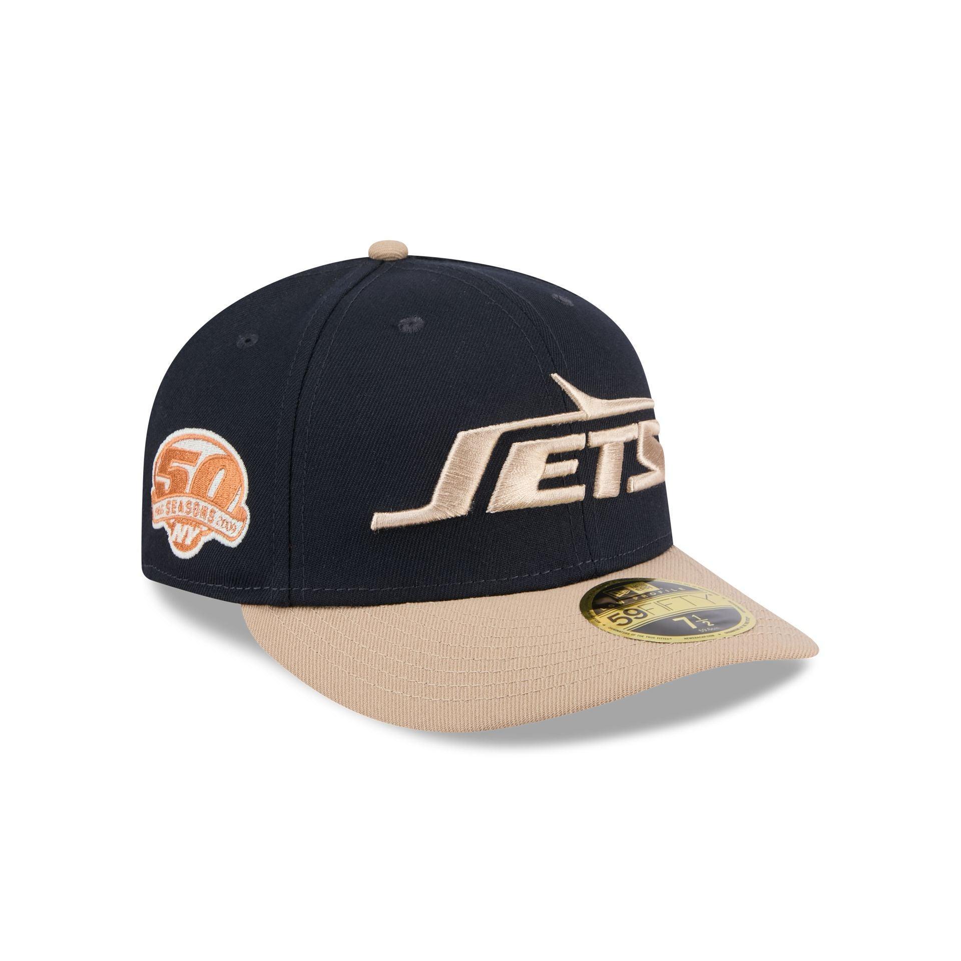 New York Jets Blue Ivory Low Profile 59FIFTY Fitted Hat Male Product Image