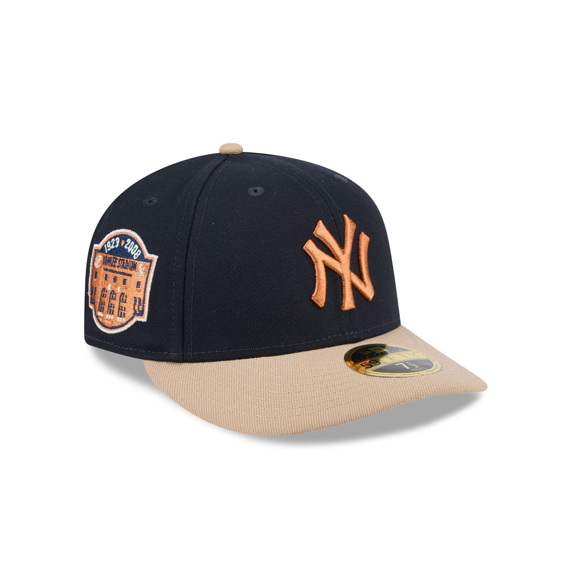 New York Yankees Blue Ivory Low Profile 59FIFTY Fitted Hat Male Product Image