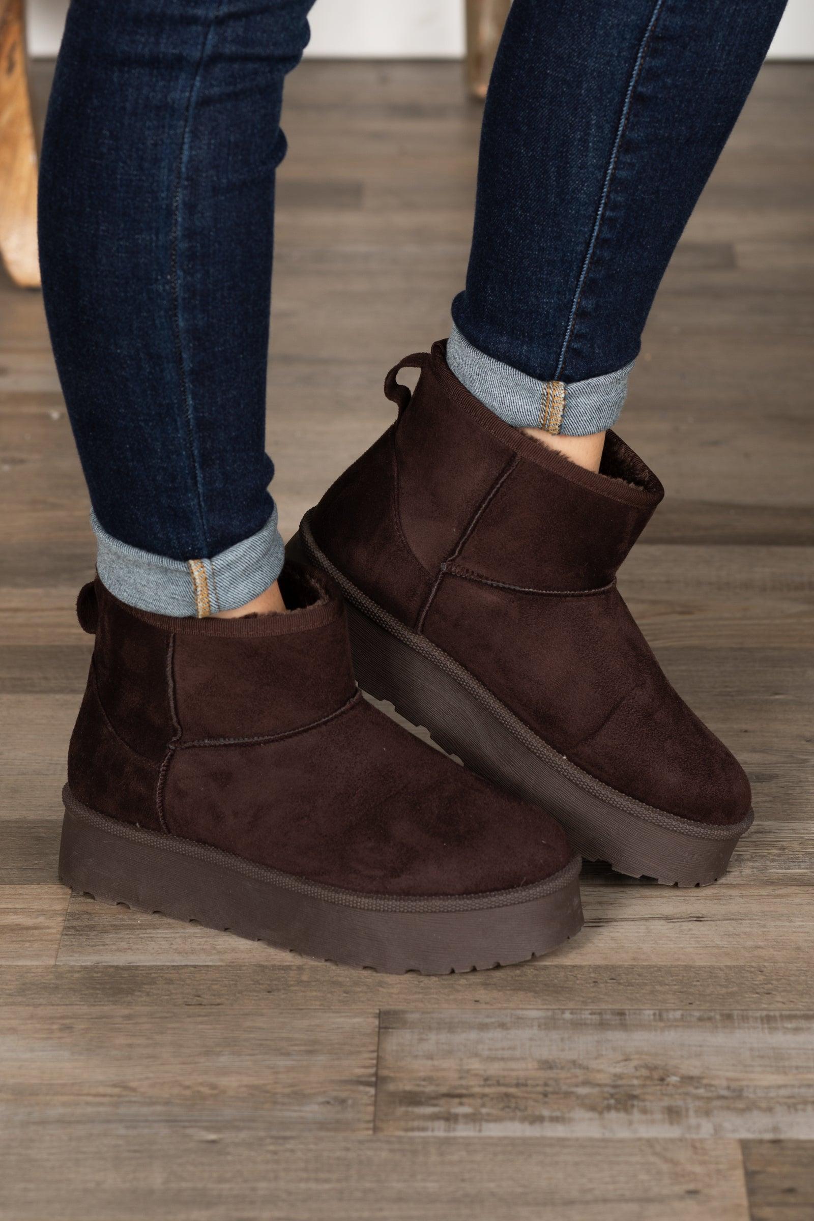 Mini Sherpa Booties Product Image