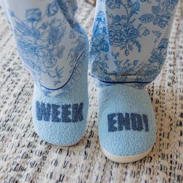 Blue Weekend! Slippers Product Image