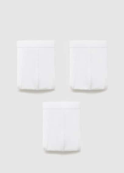 3-pack cotton boxers - Men | MANGO USA Product Image