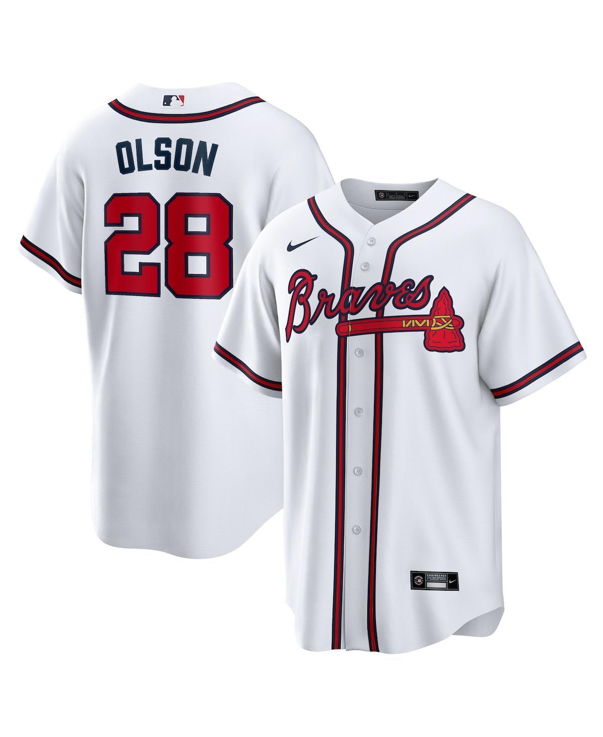 Mens Nike Matt Olson Atlanta Braves Home Replica Player Jersey Product Image