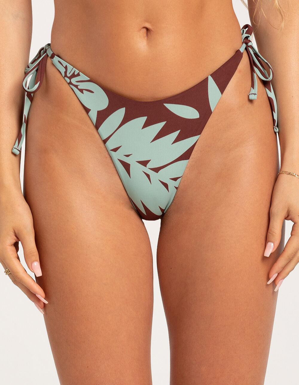 ROXY Palm Cruz Tie Side High Leg Bikini Bottoms Product Image