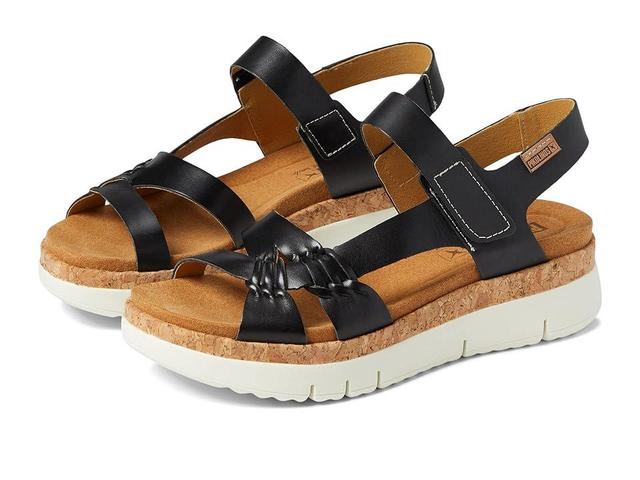 Pikolinos Palma Leather Platform Sandals Product Image