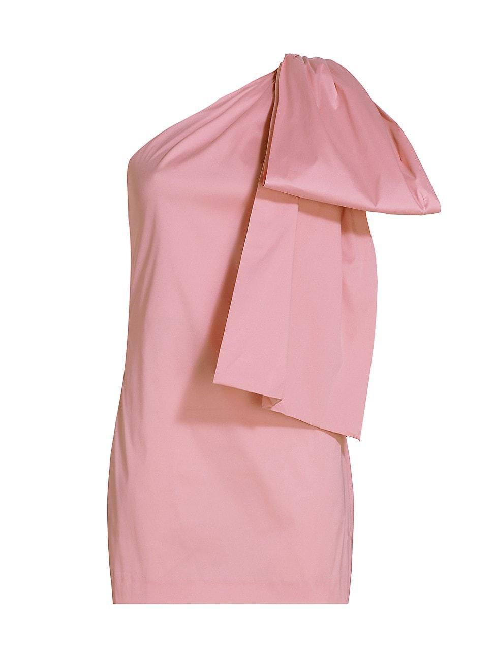 Womens Josselin Taffeta Bow Minidress Product Image