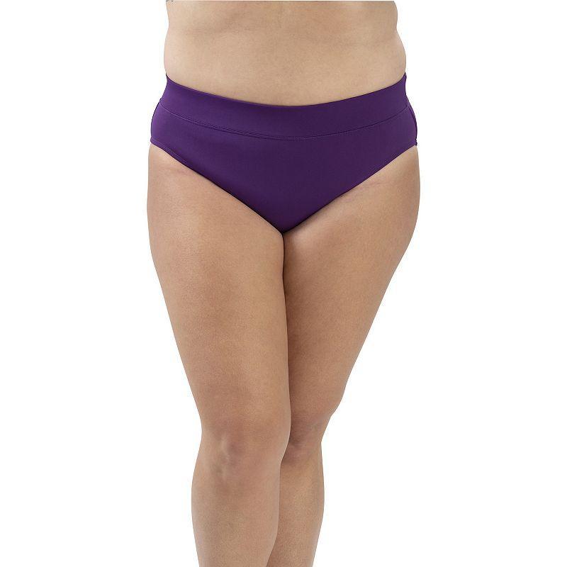 Womens Dolfin Aquashape UPF 50+ Solid Moderate Cut Swim Briefs Product Image