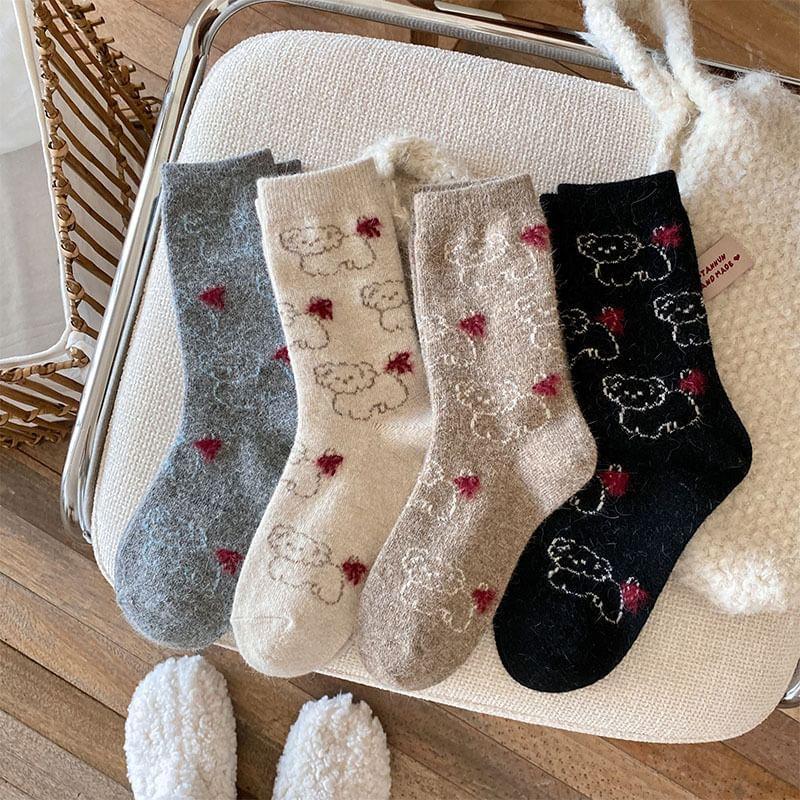 Dog Print Socks Product Image