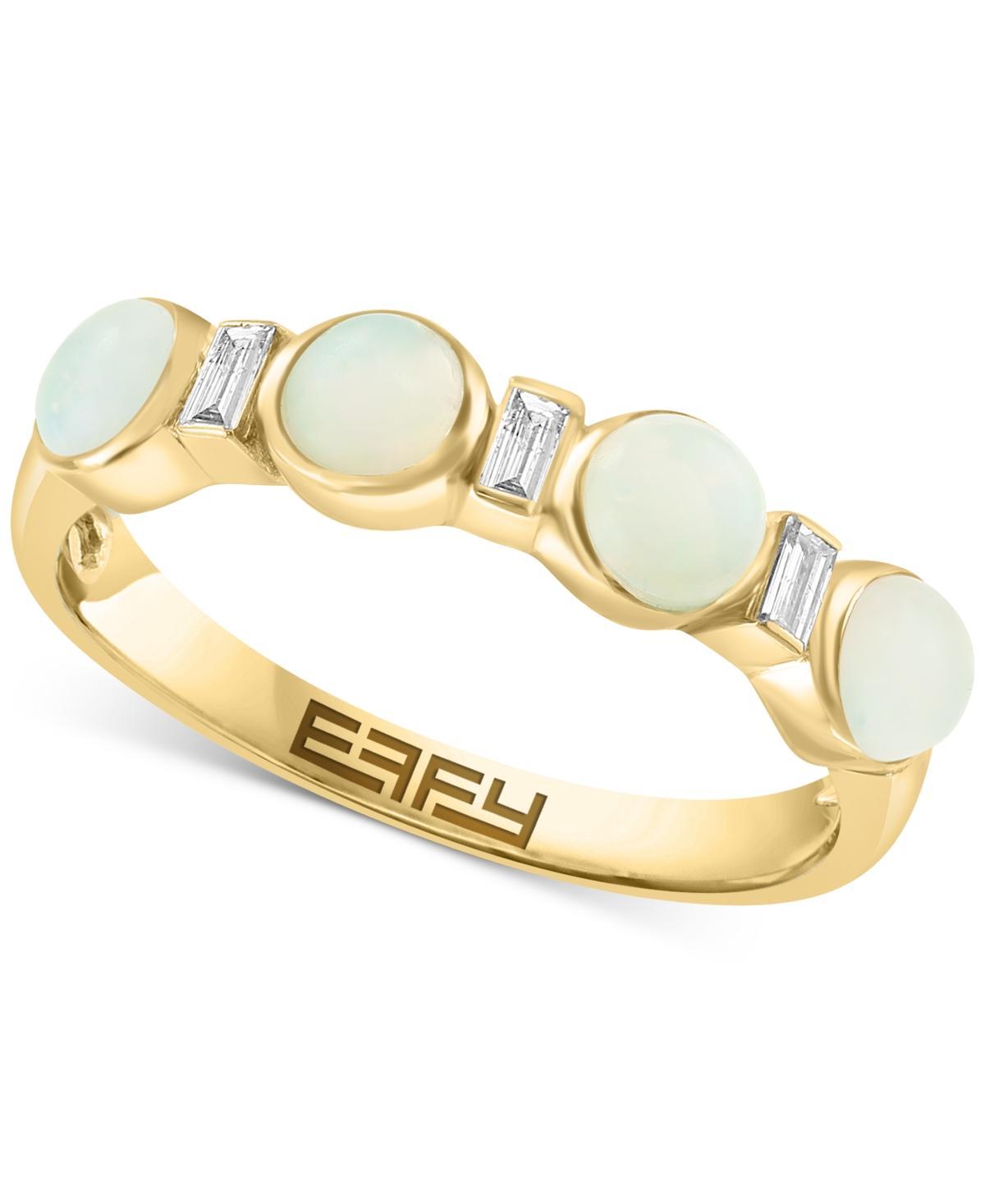 Effy Ethiopian Opal (3/4 ct. t.w.) & Diamond (1/10 ct. t.w.) Ring in 14k Gold Product Image