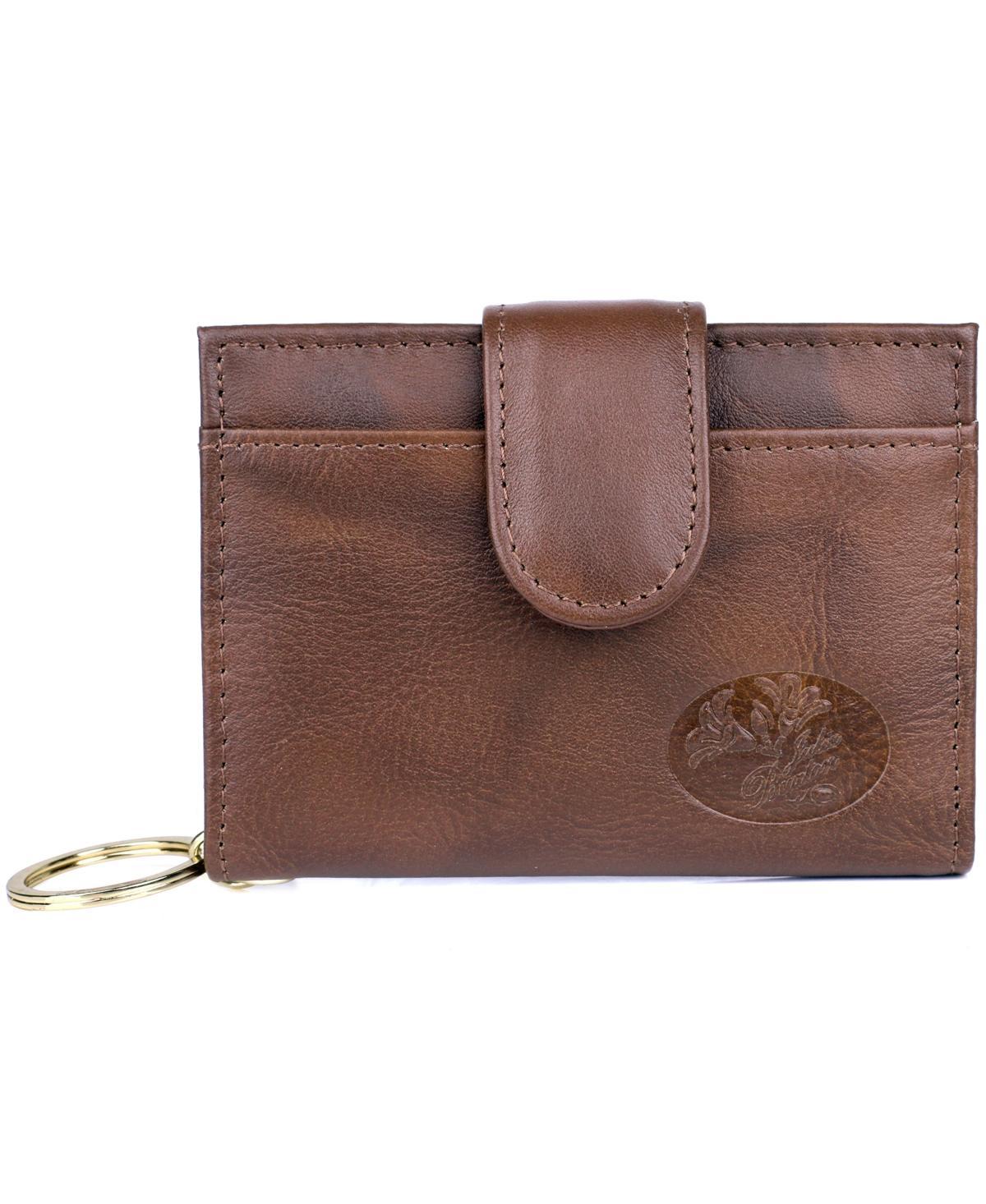 Julia Buxton Heiress Pik-Me-Up RFID-Blocking Leather Card Case Product Image