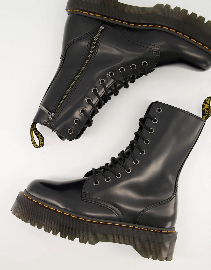 Jadon Hi Boot Smooth Leather Platforms Product Image