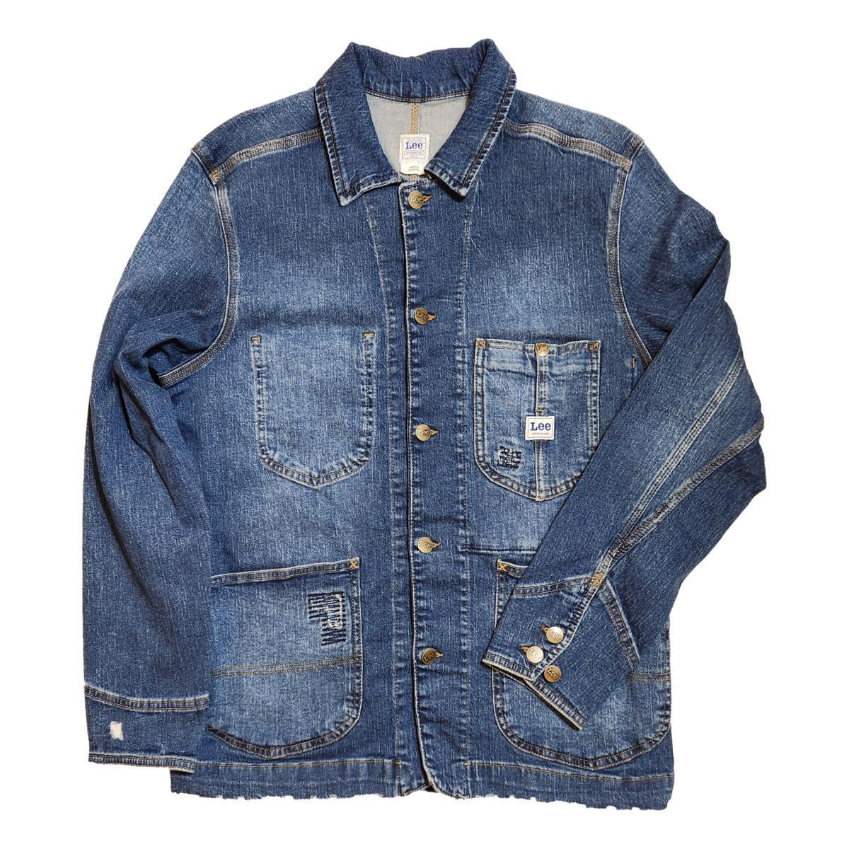 Denim Chore Coat Mid Wash Product Image