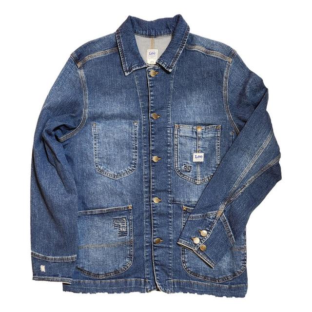 Denim Chore Coat Mid Wash Product Image