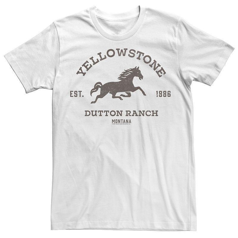 Mens Yellowstone Dutton Ranch Montana Horse Logo C1 Tee Product Image