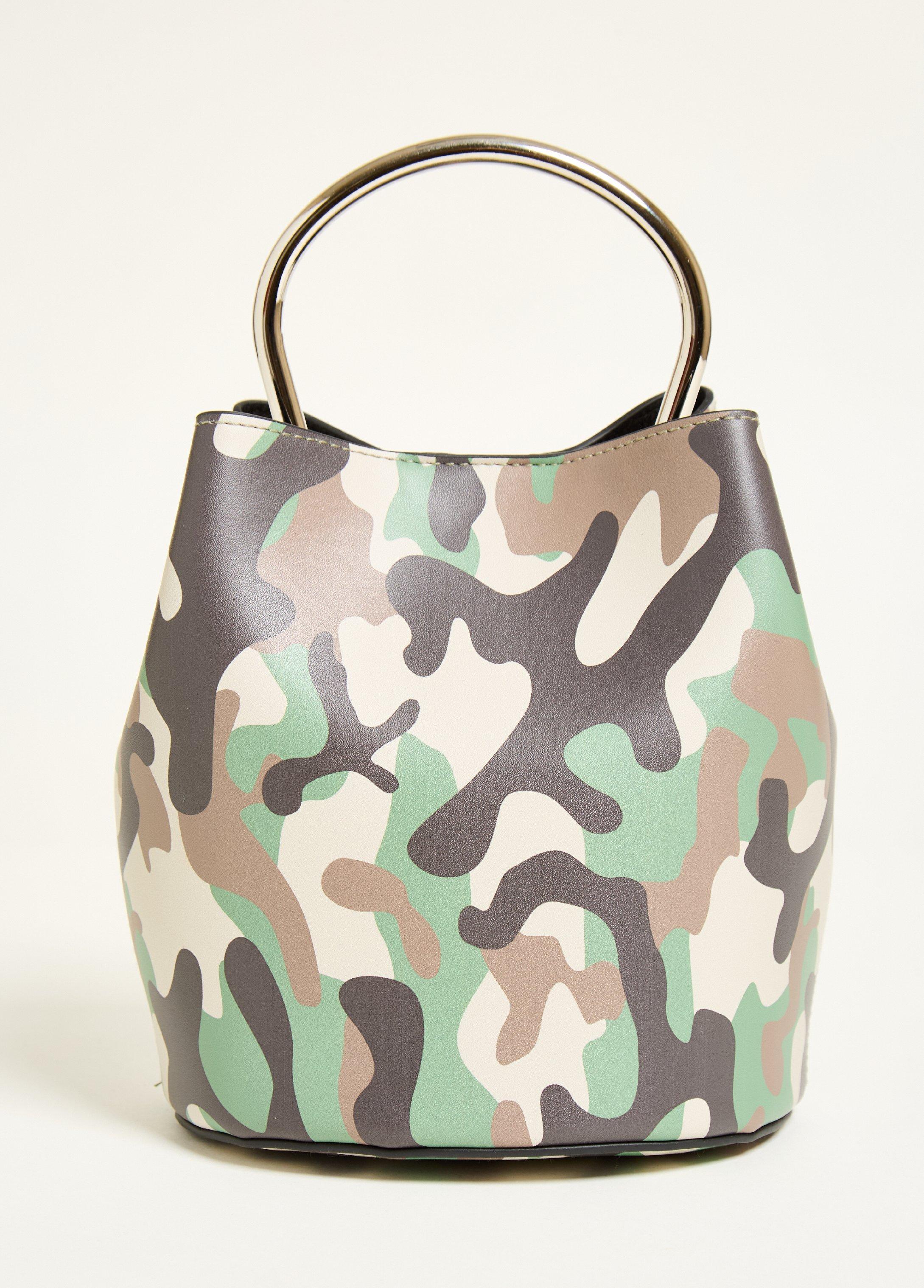 Camo Print Bucket Bag Product Image