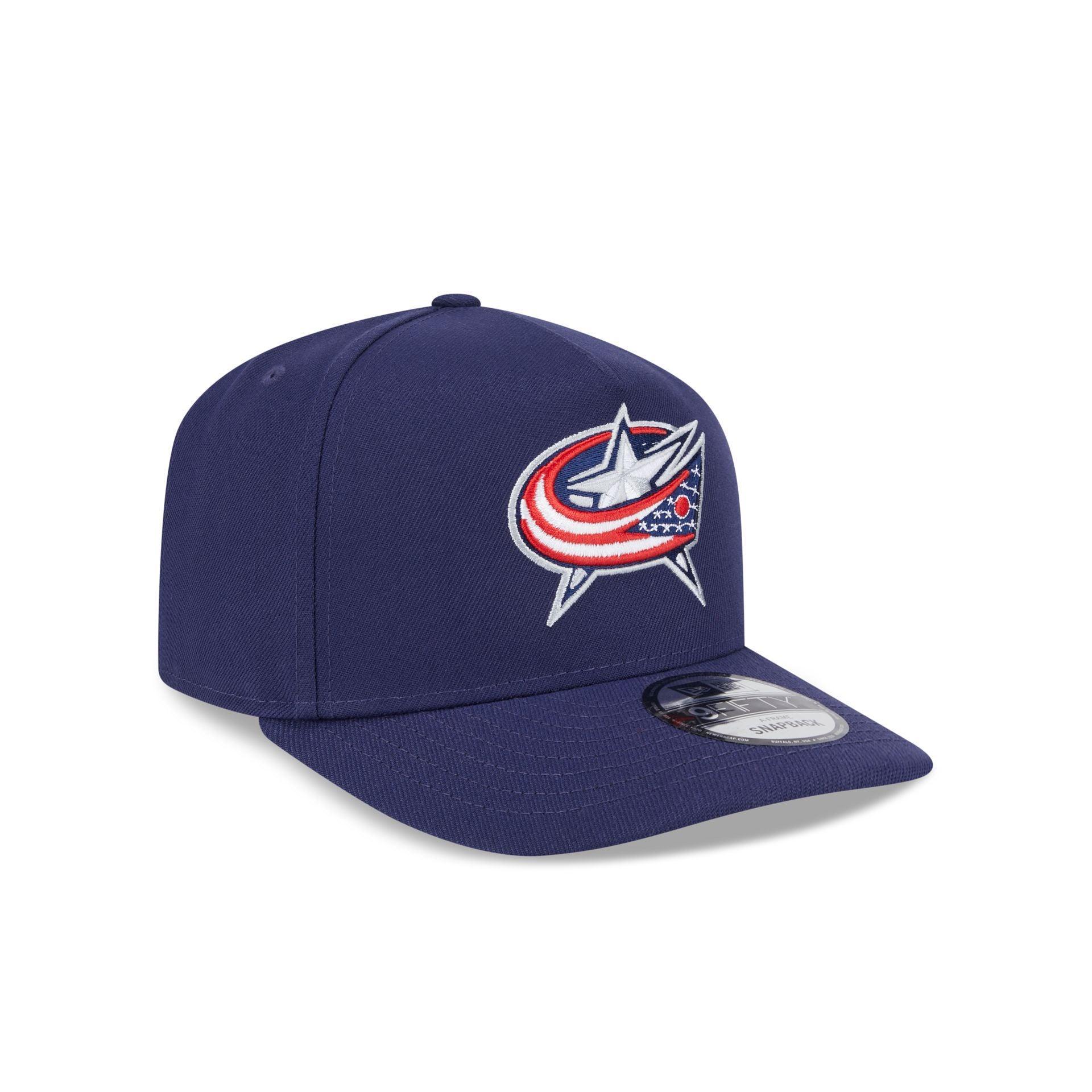 Columbus Blue Jackets Team 9FIFTY A-Frame Snapback Hat Male Product Image