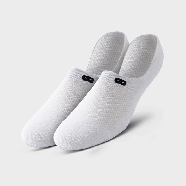 Pair of Thieves Mens 3+1 BOWO No Show Socks - White 6-12 Product Image