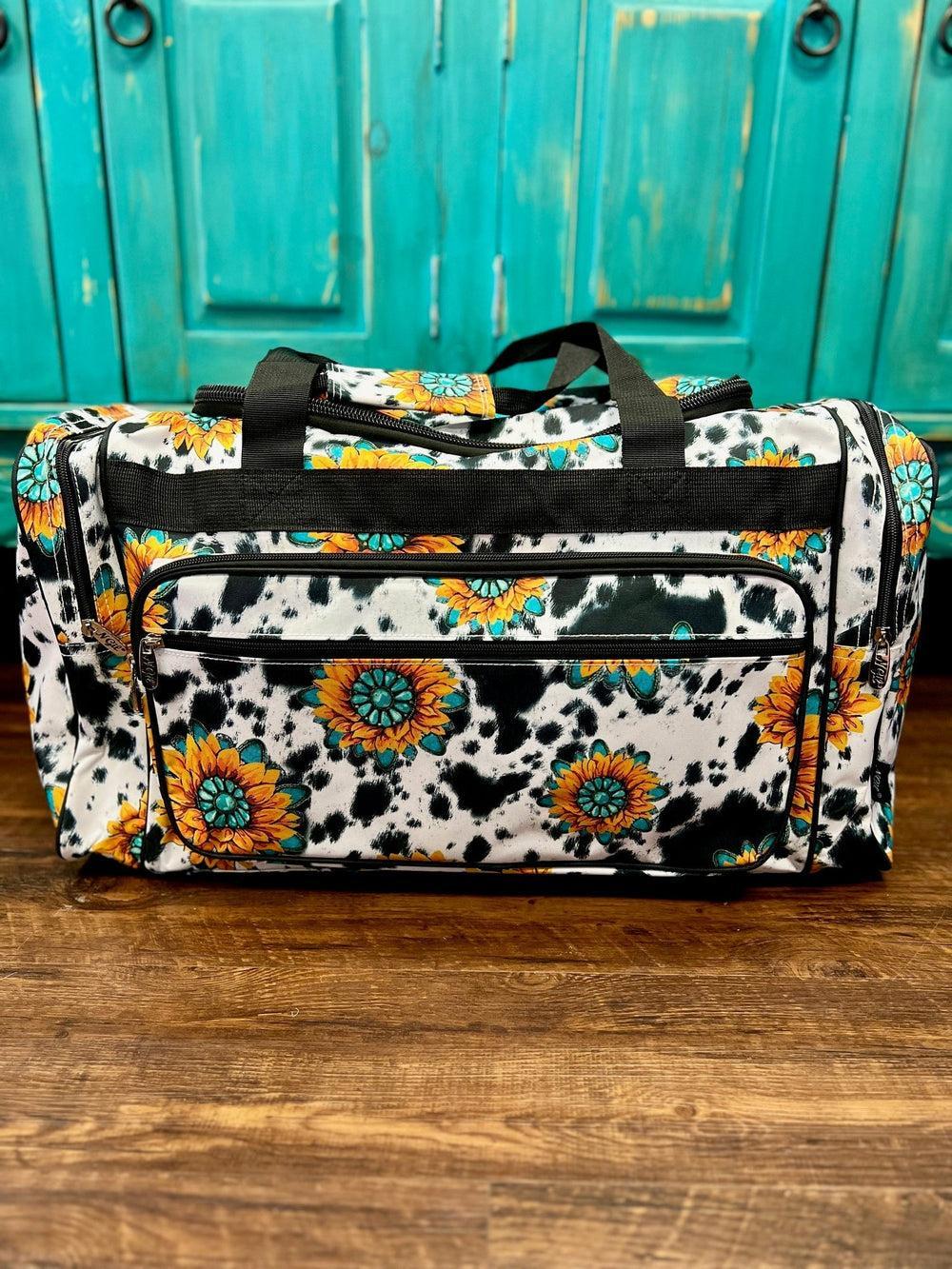 Herd in Sunflowers Large Duffle Bag Product Image