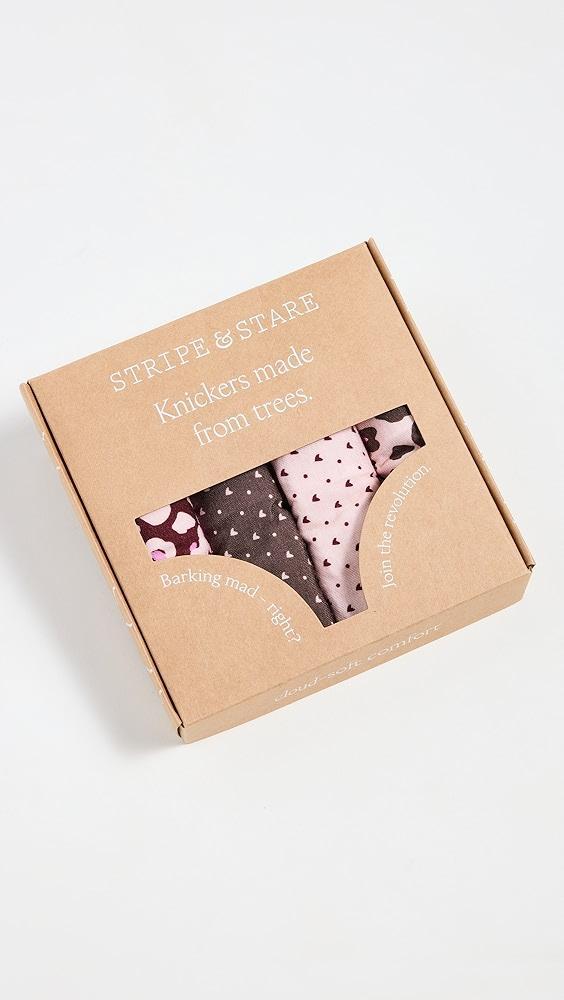 Stripe & Stare The Original Knickers 4 Pack | Shopbop Product Image