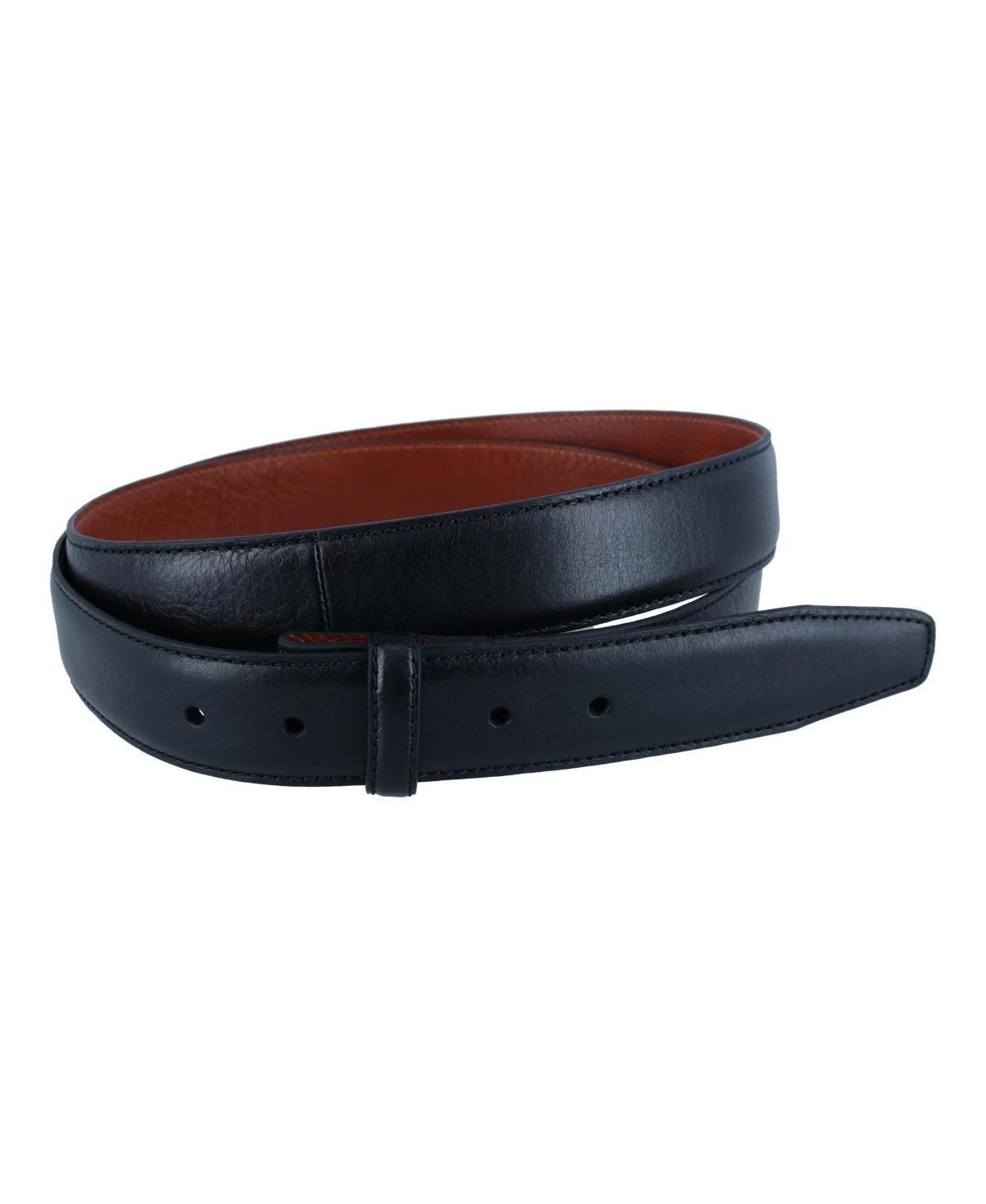 Trafalgar Mens Feather Edge Pebble Leather Harness Belt Strap Product Image