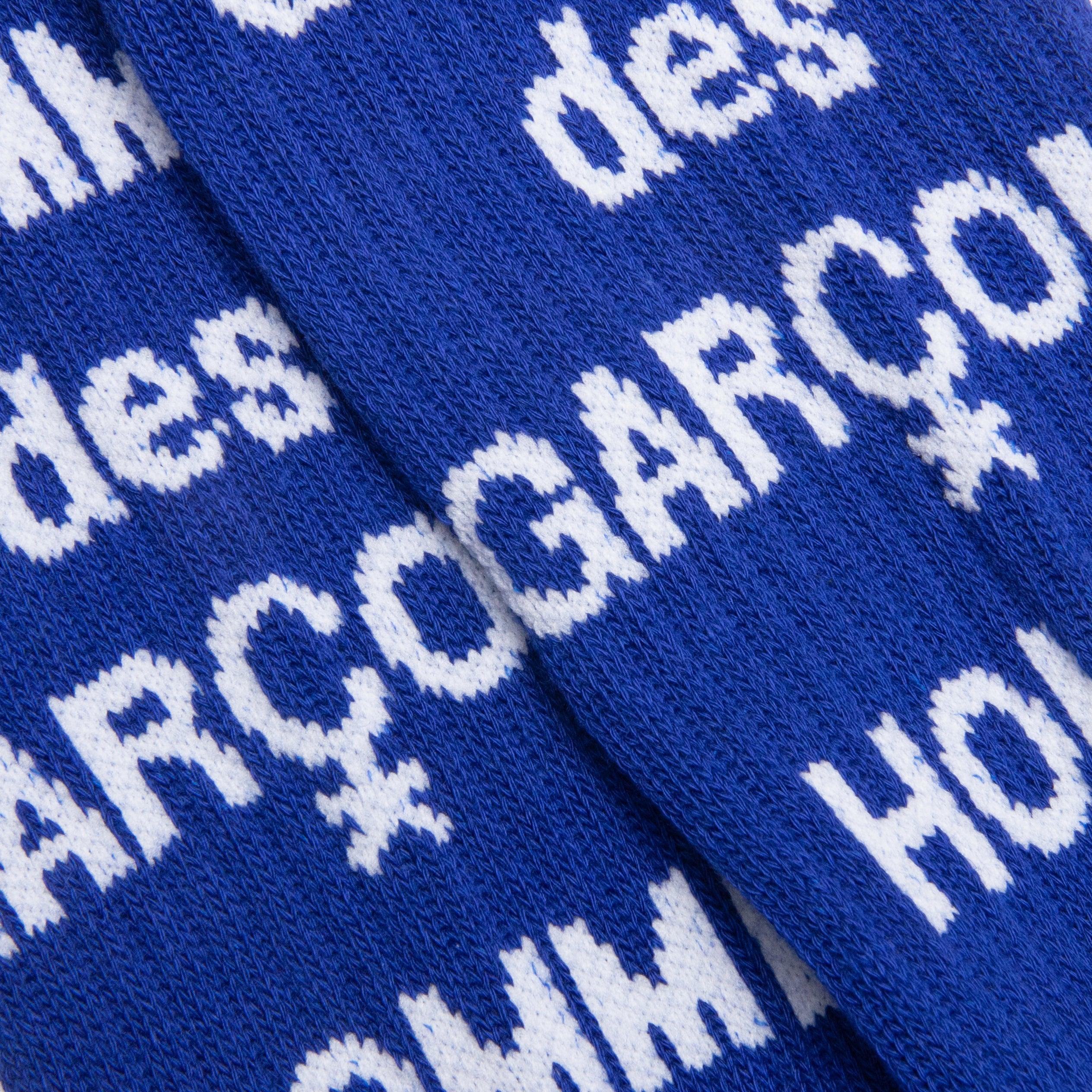 Logo Crew Socks - Blue Male Product Image