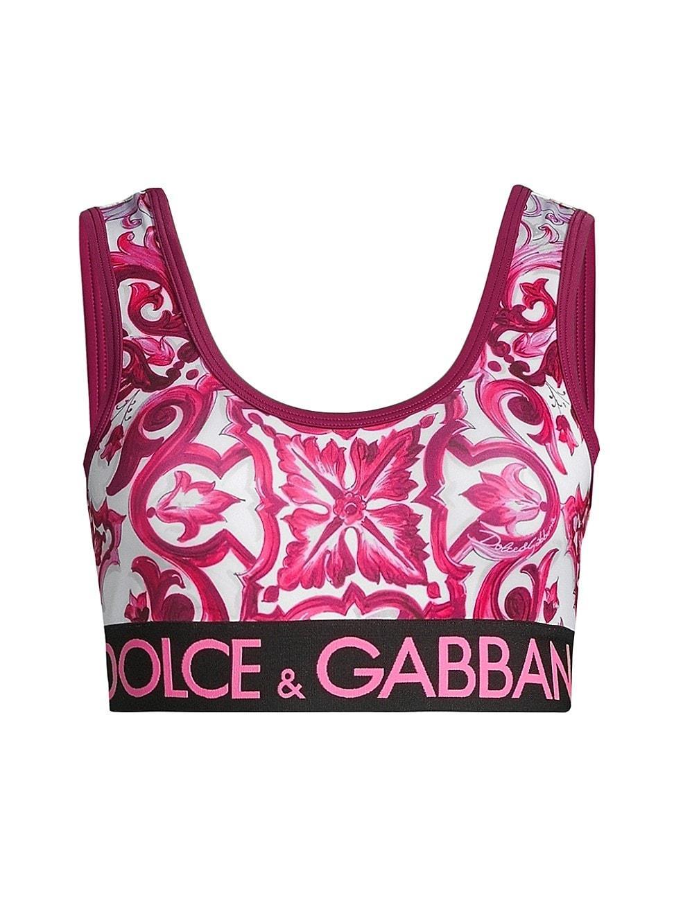 Womens Majolica Logo Sports Bra Product Image