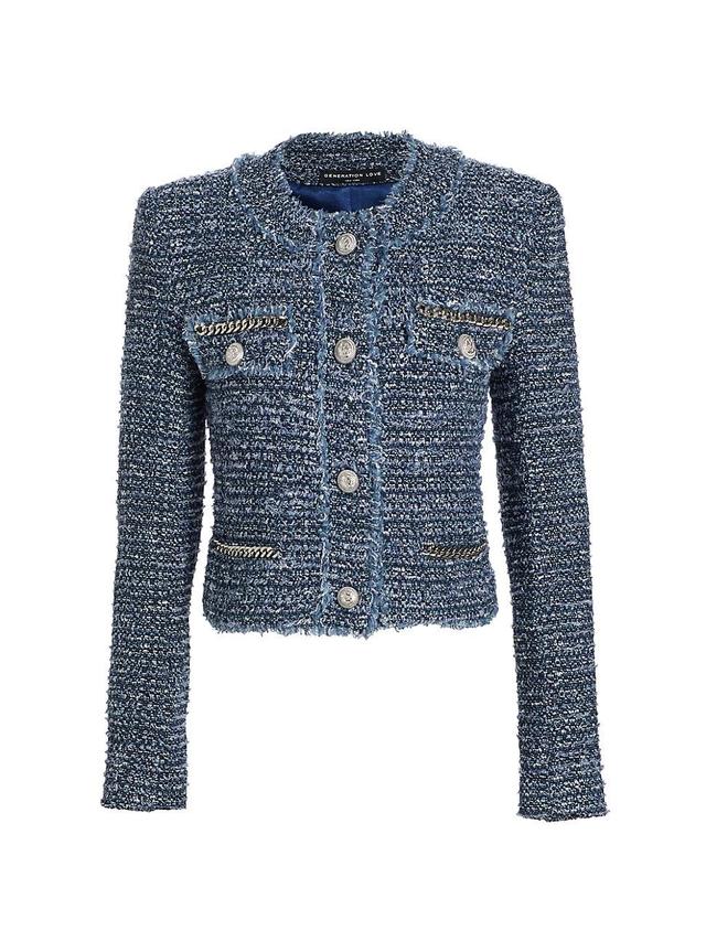 Womens Kristen Tweed Jacket Product Image