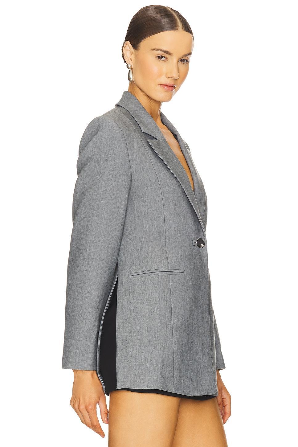 Future Melange Twill Suiting Blazer Ganni Product Image