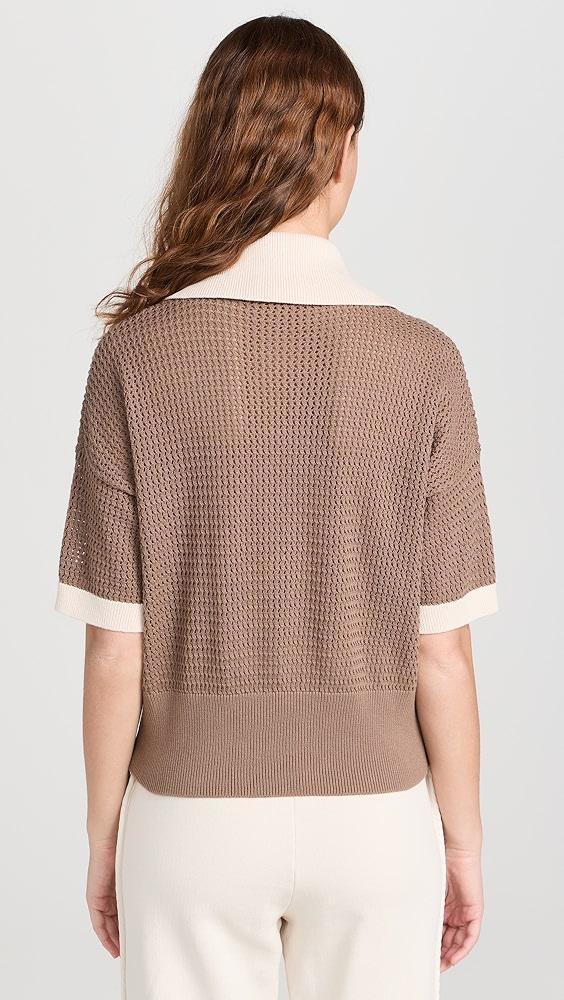 Varley Finch Knit Polo | Shopbop Product Image