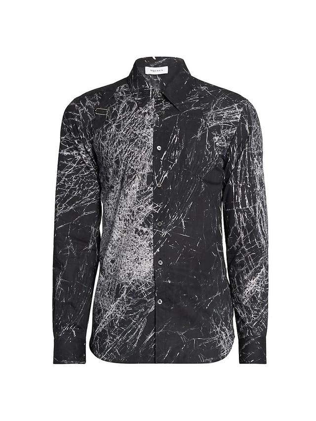 Mens Print Harness Cotton Shirt Product Image