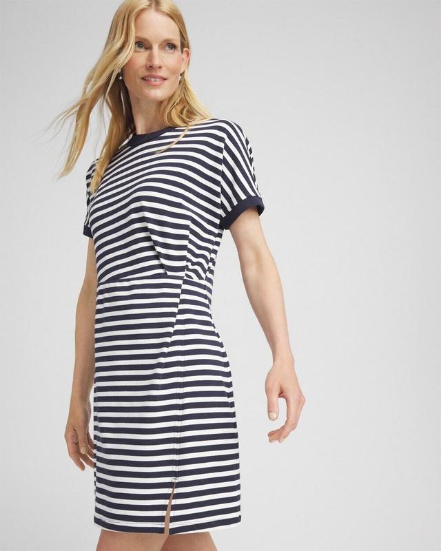 Women's Stripe Twist Front Dress Product Image