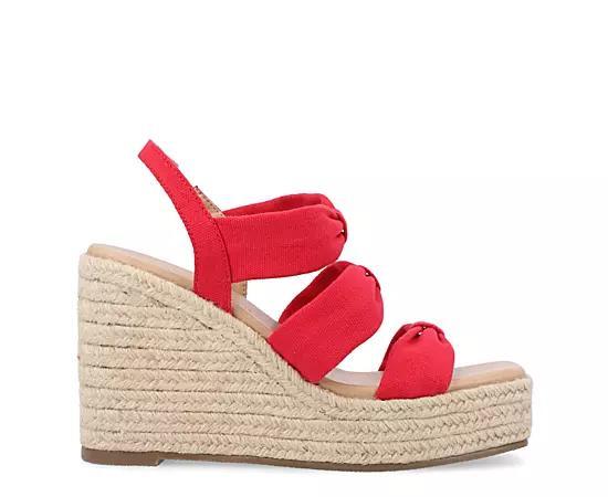 Journee Collection Womens Santorynn Platform Wedge Sandal Product Image