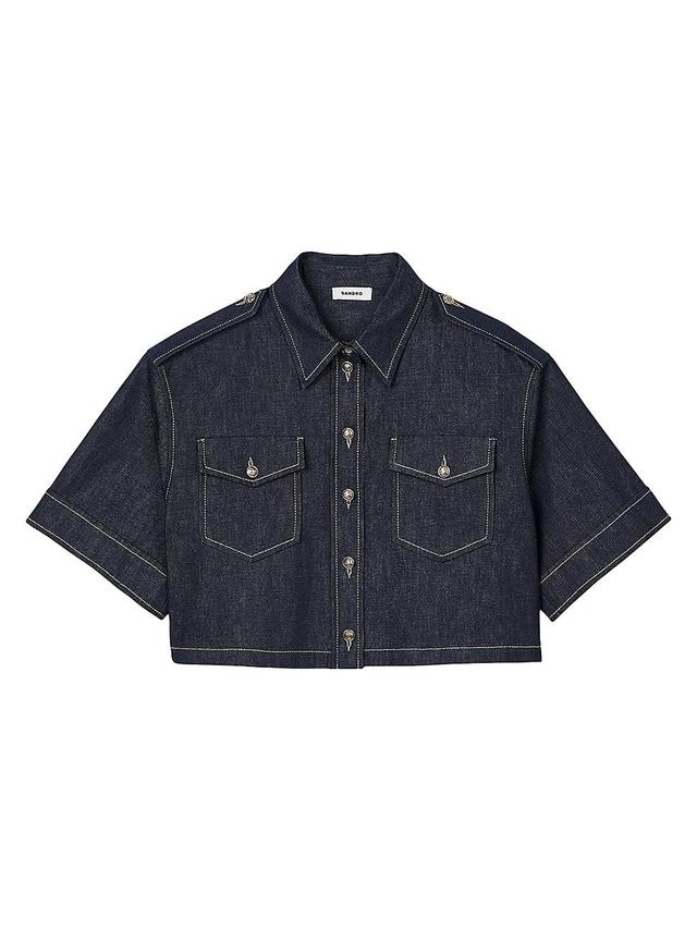 Womens Denim Shirt Product Image