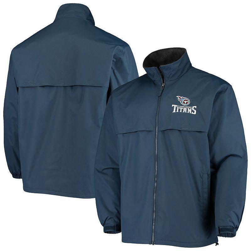 Mens Dunbrooke Tennessee Titans Triumph Fleece Full-Zip Jacket Blue Product Image