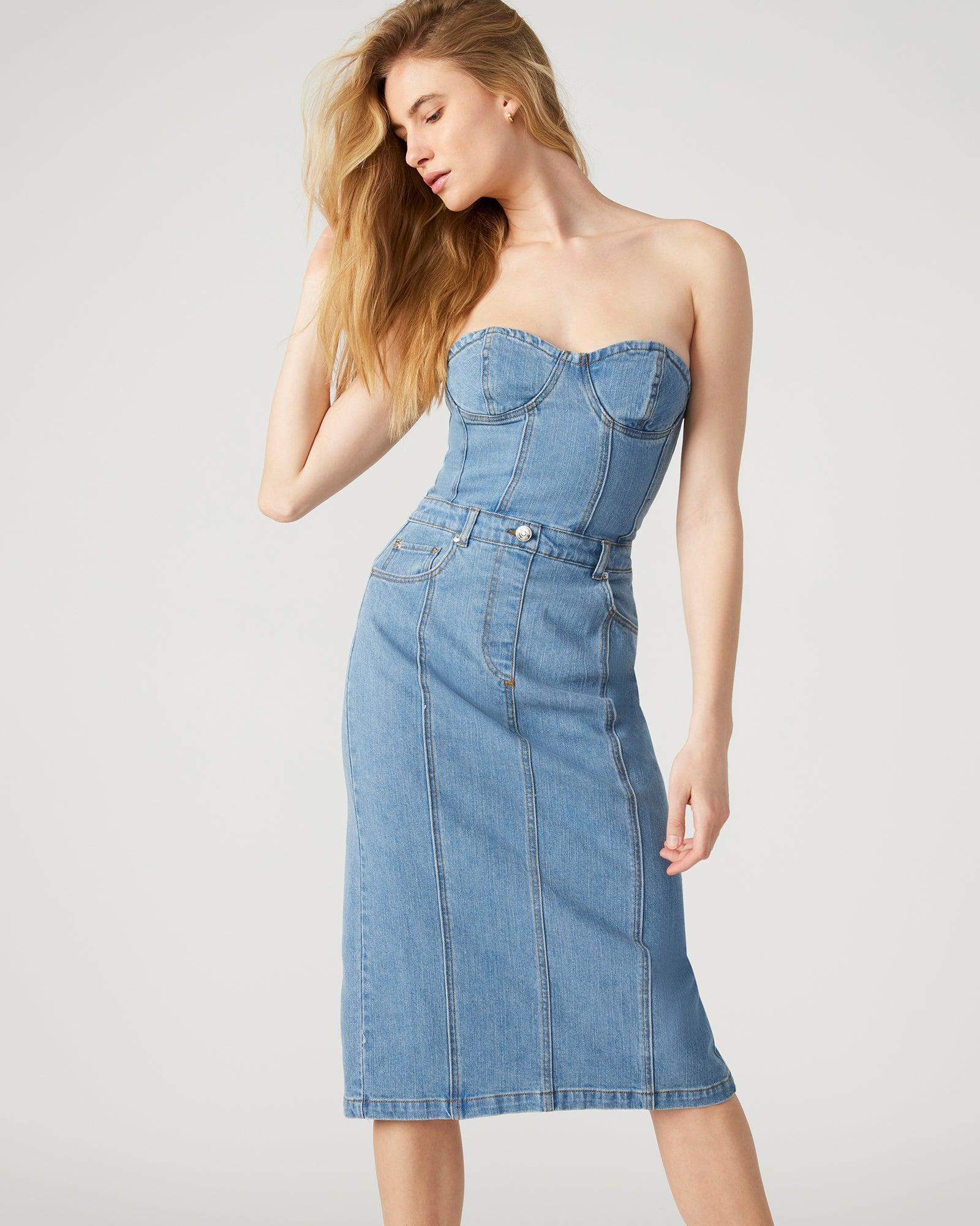 ANYA DENIM DRESS Female Product Image