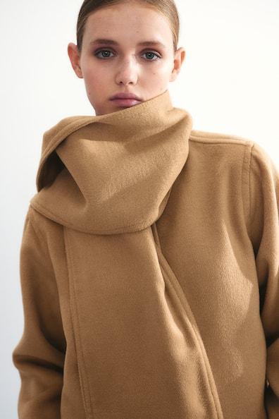 Felted Jacket with Scarf Product Image