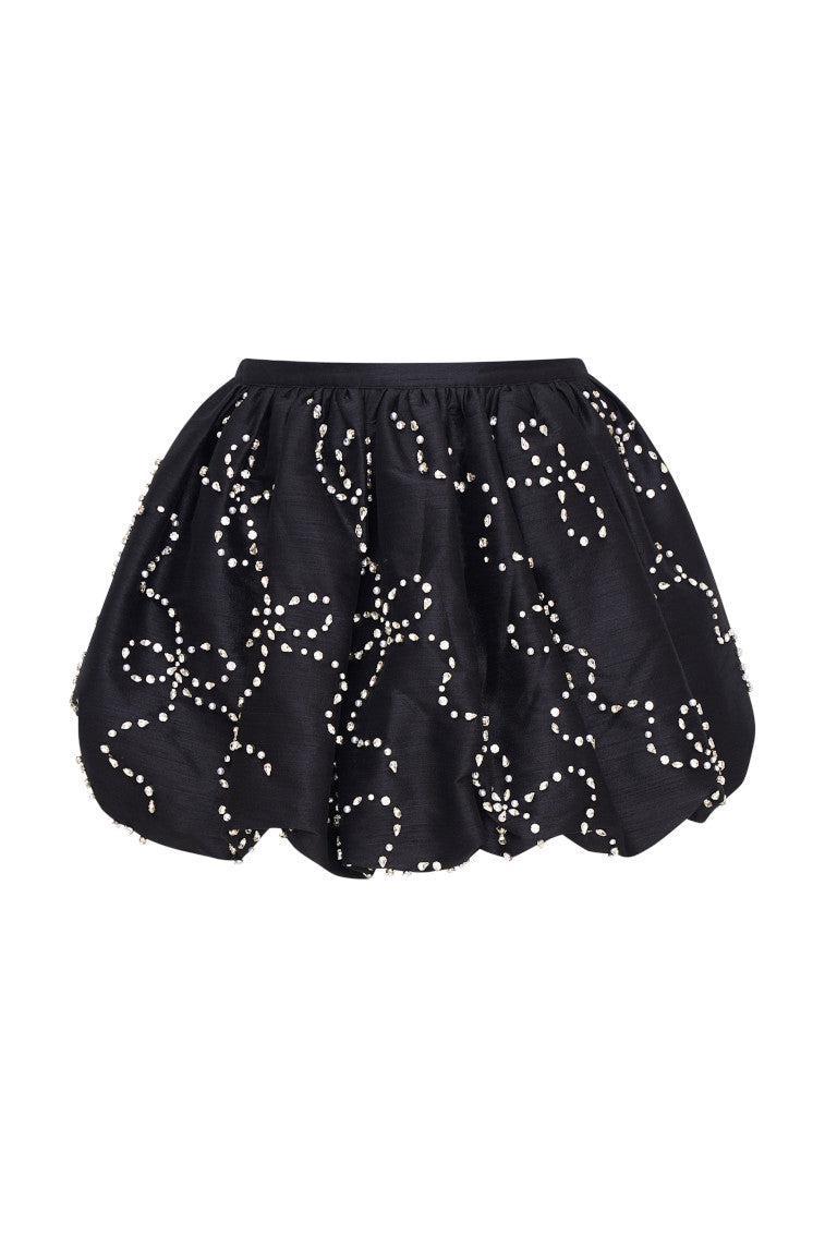 Flince Embellished Mini Bubble Skirt Product Image