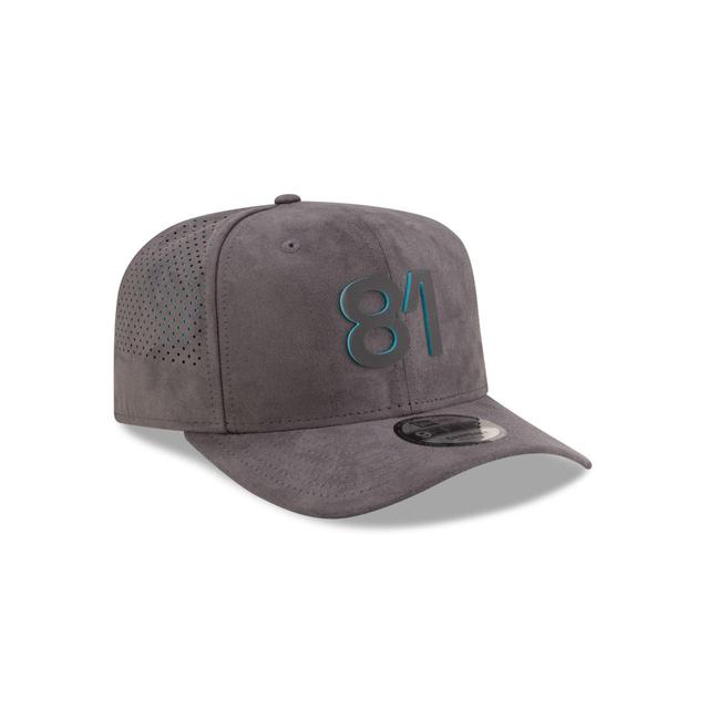 McLaren Formula 1 Team Oscar Piastri Gray Suede 9FIFTY Original Fit Snapback Hat Male Product Image