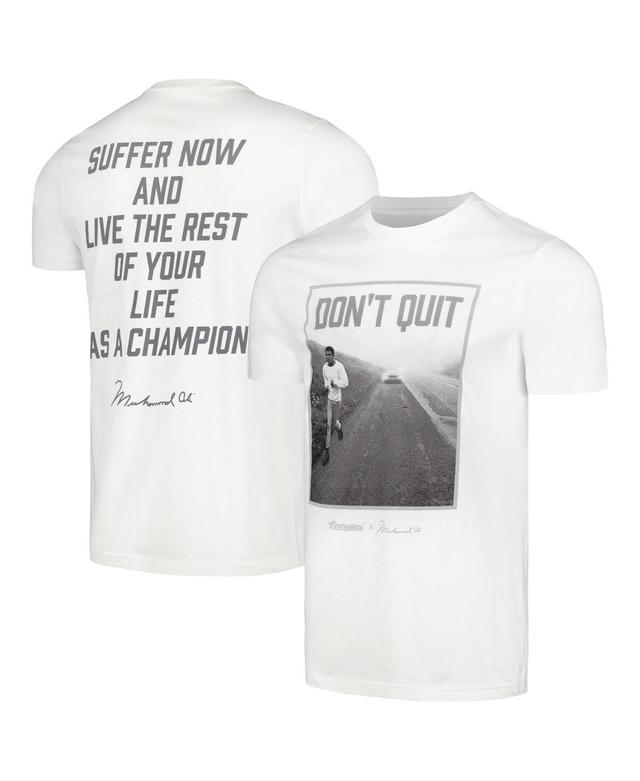 Mens Contenders Clothing White Muhammad Ali Dont Quit T-shirt Product Image