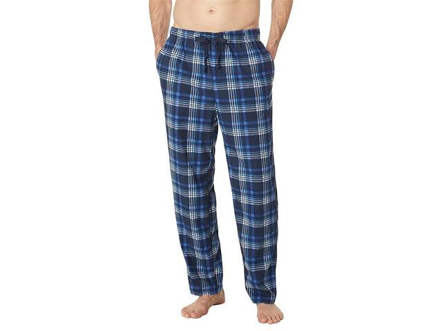 Nautica Sustainably Crafted Plaid Fleece Sleep Pants Men's Pajama Product Image