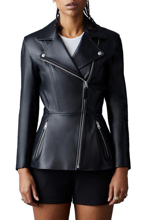 Womens Day Leather Jacket Product Image