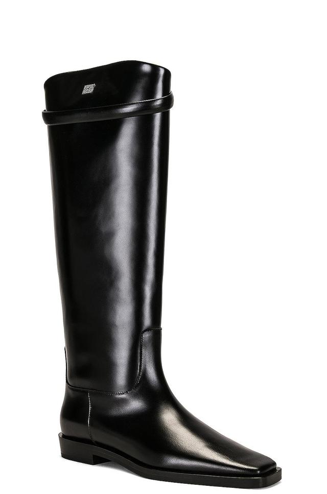 Toteme The Riding Boot in Black Product Image