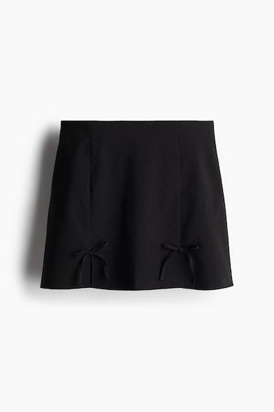 Bow-Detail Mini Skirt Product Image