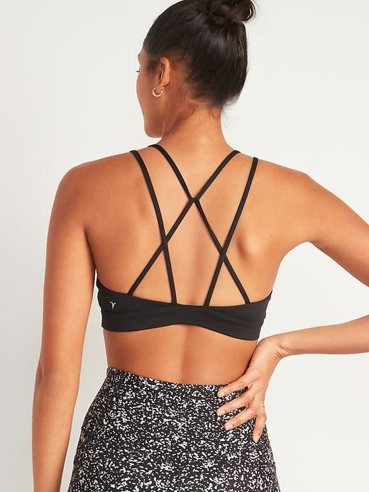 Light Support Strappy Sports Bra Product Image