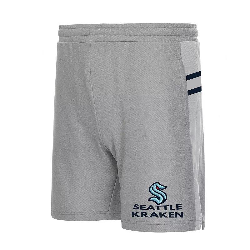 Mens Concepts Sport Gray Seattle Kraken Stature Jam Shorts Product Image