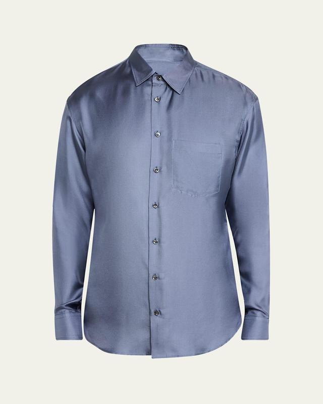 Mens Silk Shirt Product Image