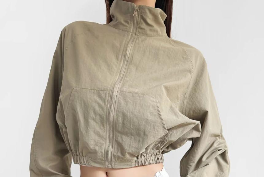 Plain Zip Jacket Product Image