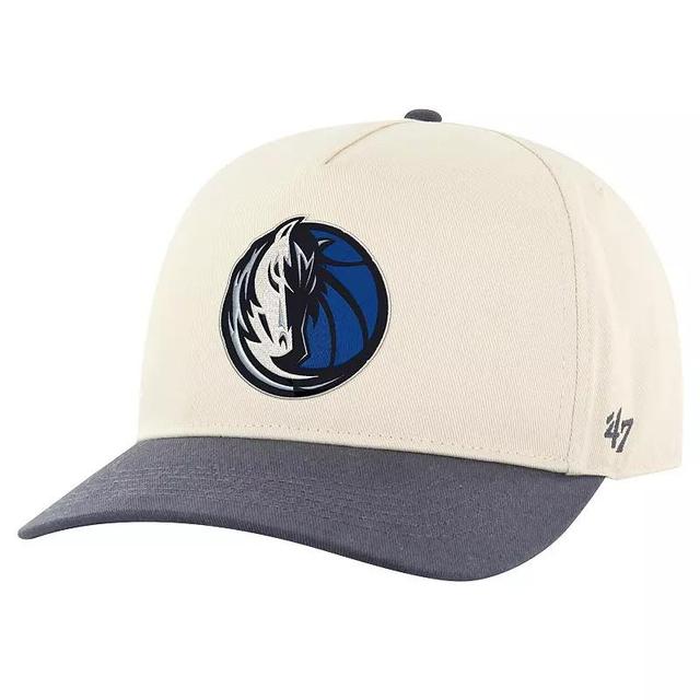 47 Brand Mens Cream Dallas Mavericks Roscoe Hitch Adjustable Hat - Cream, Navy Product Image