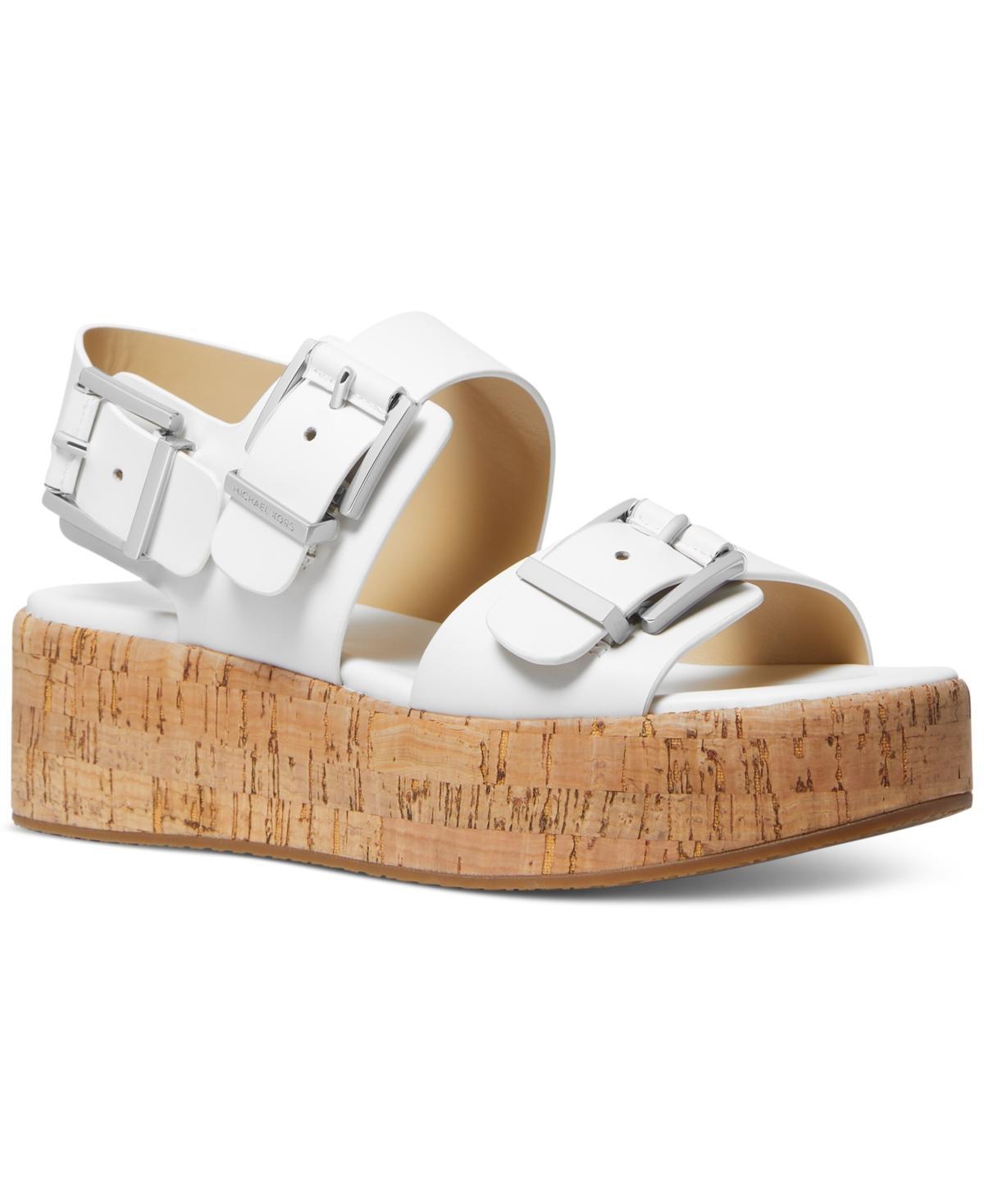 Michael Michael Kors Womens Colby Cork Platform Sandals Product Image