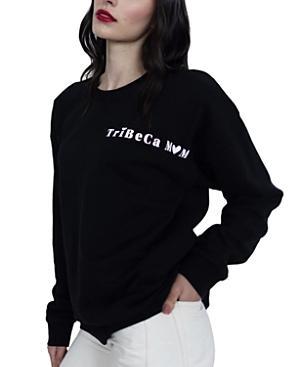 Womens Tribeca Mom Cotton Crewneck Maternity Sweatshirt Product Image